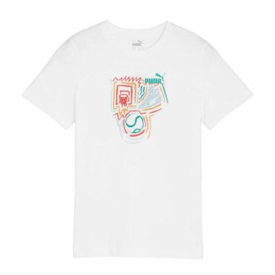 T-Shirt met Korte Mouwen voor kinderen Puma GRAPHICS - Maat: 11-12 Jaar