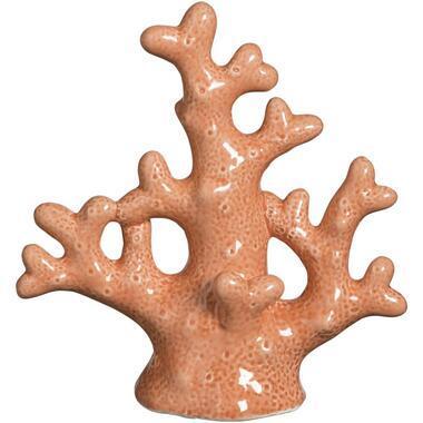 Deco koraal - roze - 17x15,5x6,5 cm