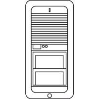 Siedle 200011800-00 Montageaccessoire voor Accessoires voor deurintercom Zwart - thumbnail