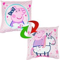 Peppa Pig sierkussen Unicorn - 35X 35Cm - thumbnail