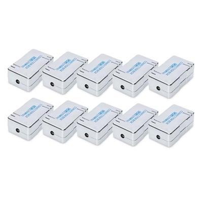 Digitus RJ45 Netwerk Adapter CAT 6 [1x RJ45-bus - 1x RJ45-bus] Grijs, Grijs-blauw