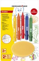 Eberhard Faber EF-524105 Badkrijtjes Met Spons 5 Stuks - thumbnail