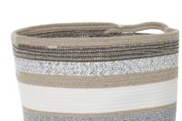 Basket spelset DKD Home Decor Wit Grijs Natuurlijk Jute (2 Onderdelen) - thumbnail