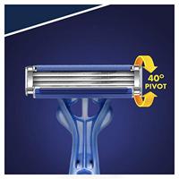 Gillette Gillette Blue3 Smooth Wegwerpscheermesjes Voor Mannen - 12 stuks - thumbnail