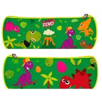 Kids Licensing etui Crazy Dino 22 cm polyester groen - thumbnail
