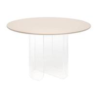 FÉST Plateau eettafel 120 transparant sand blad - thumbnail