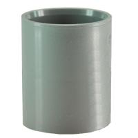 Dubbele mof 125 mm PVC - thumbnail