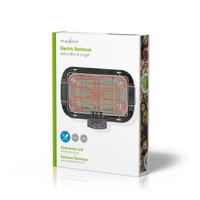 Nedis BBQE110BK Elektrische Barbecue Rechthoekig 38 X 22 Cm 2000 W - thumbnail
