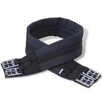 VidaXL Echt lederen paardrijzadel 17,5" 18 cm (5-in-1 set, zwart) - thumbnail