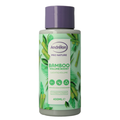 Andrelon Conditioner pro nature bamboo volume boost 400 Milliliter Andrelon Conditioner pro nature bamboo volume boost 400 Milliliter
