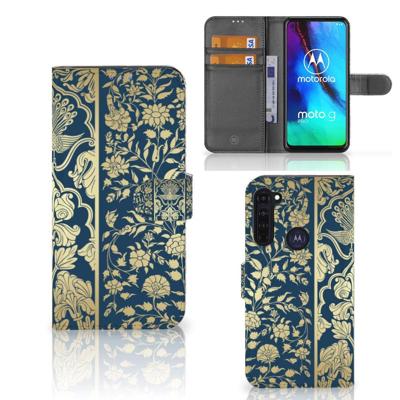 Motorola Moto G Pro Hoesje Beige Flowers