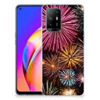 OPPO A94 5G | Reno5 Z | Sillicone Back Cover | Vuurwerk - thumbnail