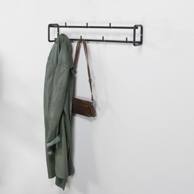 Kapstok Meadow Zwart 7-haaks