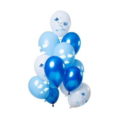 Ballonnen &apos;It&apos;s a Boy&apos; Blauw Premium - 12 Stuks