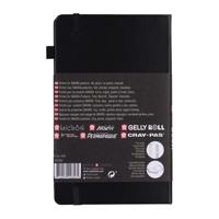 Schetsboek sakura 80 zwarte vellen 130x210mm zwart - thumbnail