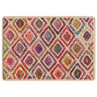 Vloerkleed wasbaar anti-slip 120x180 cm meerkleurig - thumbnail