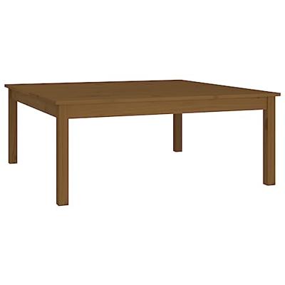 Salontafel 100x100x40 cm massief grenenhout honingbruin