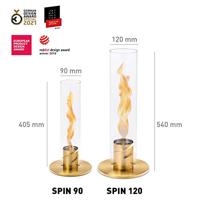 Höfats - spin 90 - sfeer lantaarn - rvs - goud - thumbnail