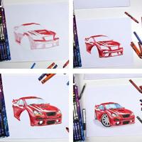 Verfset Crayola Rainbow 140 Onderdelen - thumbnail