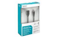 Digitus DA-73101 USB-kabel USB 2.0 USB-A bus, USB-A stekker 15.00 m Zwart Met USB, Met verlengkabel - thumbnail