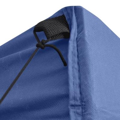 Partytent met 4 zijwanden inklapbaar 2x2 m staal blauw