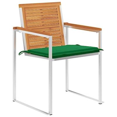 Tuinstoelen 4 st met kussens massief acaciahout