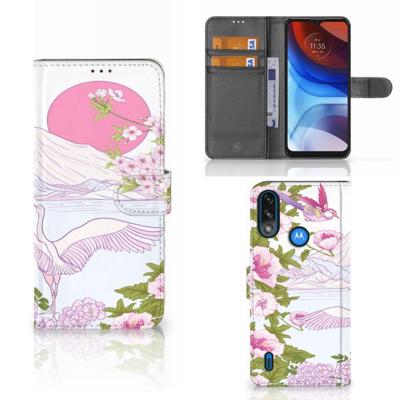Motorola Moto E7i Power | E7 Power | Telefoonhoesje | Met pasjeshouder | Bird Standing Motorola Moto E7i Power | E7 Power | Telefoonhoesje | Met pasjeshouder | Bird Standing
