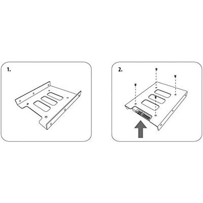 Renkforce HDA-250M 3.5 inch HDD-inbouwframe voor 2.5 inch - thumbnail