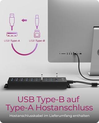 ICY BOX IB-HUB1720-U3 Zwart ICY BOX IB-HUB1720-U3 Zwart