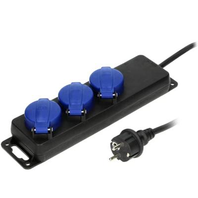 Orno SWD TCD zwart IP44 H05 3x1,5qmm 5m 3V met klep - 6871971 Orno SWD TCD zwart IP44 H05 3x1,5qmm 5m 3V met klep - 6871971