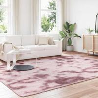 Hoogpolig vloerkleed NAVARRA 240x340 cm polyester stoffig roze - thumbnail