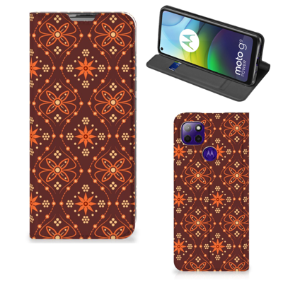 Motorola Moto G9 Power | Hoesje met Magneet | Batik Brown