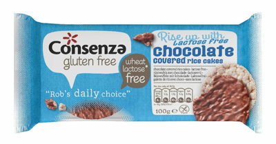 Consenza Glutenvrije Chocolade Rijstwafels