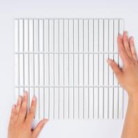 Mozaiek Sevilla Kit-Kat mini's Glans Wit 1,2x9,2 - thumbnail