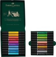 Faber Castell Tekenstift Pitt Artist Pen duo marker - etui a 20 stuks - thumbnail