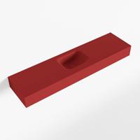 MONDIAZ LEX Fire vrijhangende solid surface wastafel 120cm. Positie wasbak midden - thumbnail