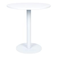 Zuiver Ronde Tuintafel 'Metsu' Staal, 70cm, kleur Wit - thumbnail