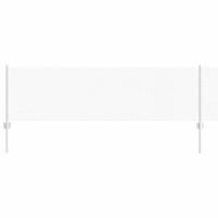 VidaXL Hek met paal zilver 0,6 x 10 m staal - thumbnail