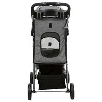 Trixie hondenbuggy grijs 47x80x100 cm tot 15 kg - thumbnail