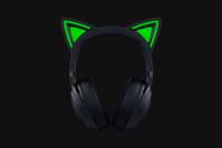 Razer Kraken Kitty V2 BT - Draadloze Bluetooth RGB Headset met Kitty-oortjes voor gamen en streamen (325g, TriForce 40mm Drivers, Bluetooth 5.2, ruisonderdrukkende microfoons) Zwart - thumbnail