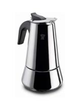 Italiaans koffiezetapparaat - PEZZETTI - STEELEXPRESS - Roestvrij staal - 6 kopjes - Geschikt voor alle kookplaten inclusief inductie - Zilver - thumbnail