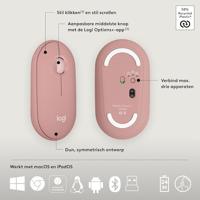 Logitech Pebble 2 Combo toetsenbord Inclusief muis RF-draadloos + Bluetooth QWERTY US International - thumbnail
