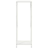 Brandhoutrek 34x25x100 cm koudgewalst staal wit - thumbnail