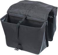 Basil Dubble fietstas forte mik 35 liter 15 x 38 x 30 cm - zwart - thumbnail
