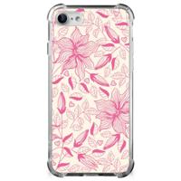 iPhone SE 2022/2020 | iPhone 8/7 Case Pink Flowers - thumbnail