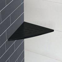 Ridder InWall hoekplanchet 29x29 mat zwart - thumbnail