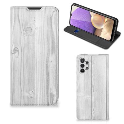 Samsung Galaxy A32 5G Book | Wallet Case | White Wood
