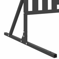 VidaXL Privacyscherm zwart 100 x 50 x 180 cm staal - thumbnail