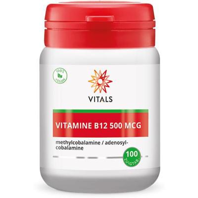 Vitals Vitamine B12 500mcg Zuigtabletten