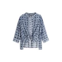 Summum Blouse Tie Dye Stripe 2s3463-12368 Blouse 423 Soft Blue - thumbnail